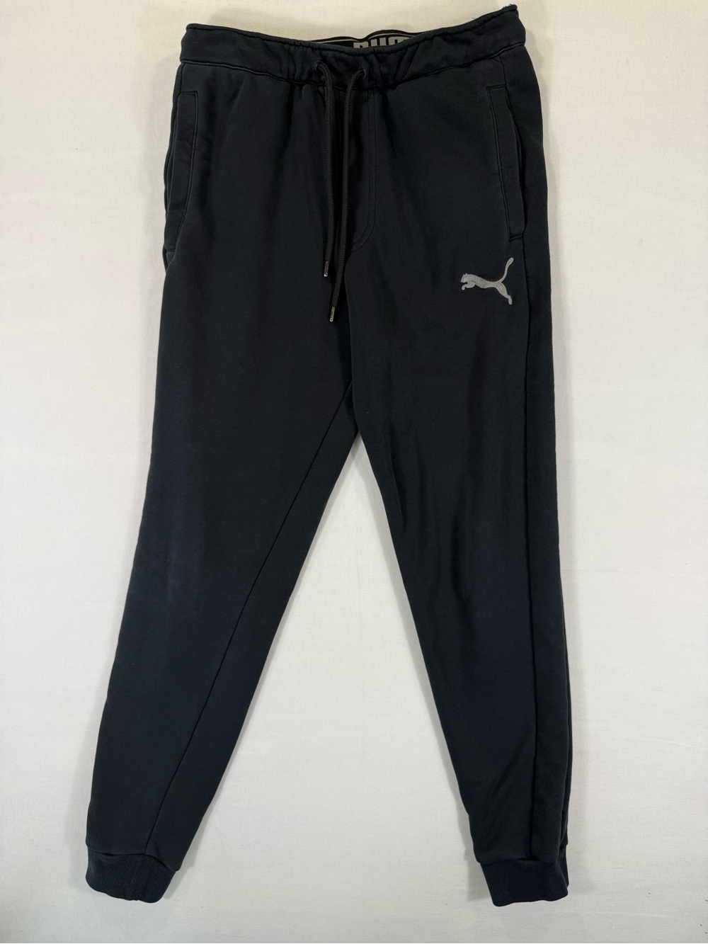 Puma Black Men's Slim Fit Jogger Sweatpants